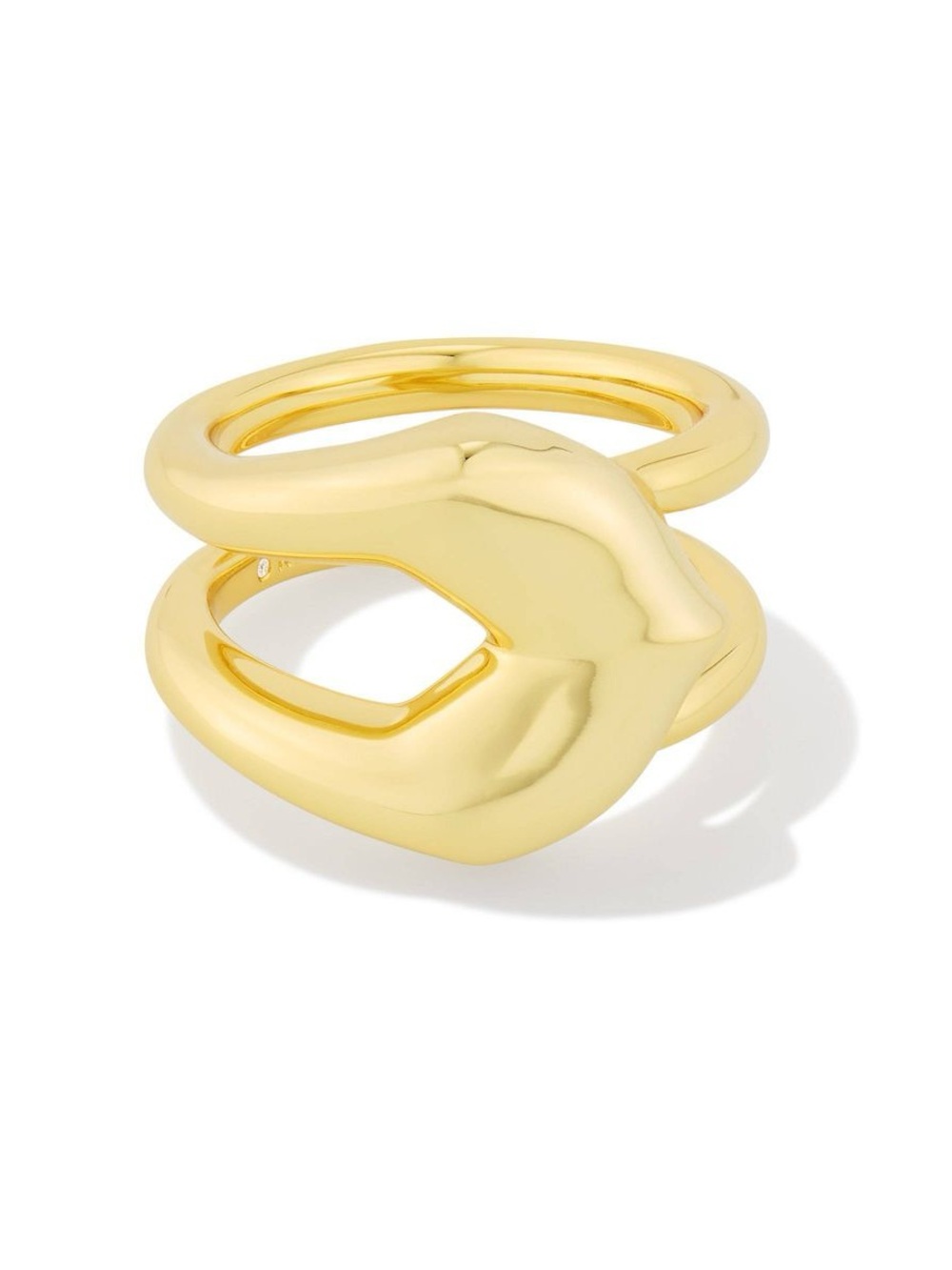 Kendra Scott Henley Metal Double Band Ring size 7